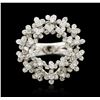 Image 1 : 14KT White Gold 1.32ctw Diamond Ring
