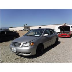 04 Toyota Corolla 4dr Sedan - T - RUN