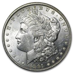 1891 Morgan Dollar BU MS-63