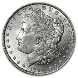 1890-O Morgan Dollar BU MS-63