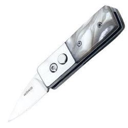 (NEW) CA. Legal OTS Automatic, Faux M.O.P./Silver Handle, Plain MNA-X-SK-3113SL