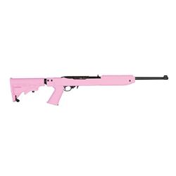 *NEW* Ruger 11175 10/22 Tapco Intrafuse Stk SA 22LR 16.6" 10+1 Pink 6Pos Syn Stk Blk 736676111756