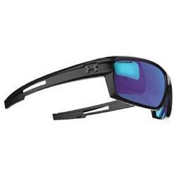 _NEW!_ UA Captain Storm, Satin Black Frame,Gray Polarized w/Blue ML 845372033641