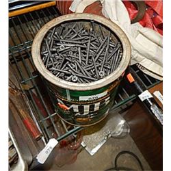 LARGE COFFEE CAN OF NEW DRYWALL SCREWS