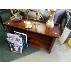 Mahogany new TV/side table