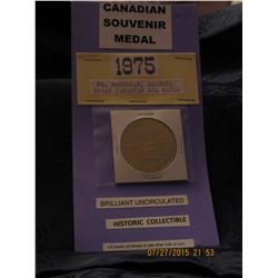 1975 FORT MCMURRAY OILSANDS EXCAVATOR MEDAL (L127-11)