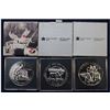 Image 1 : 1990,1985, and 1997 Canada Brilliant Uncirculated Silver Dollars RCM Issue