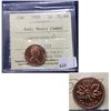 Image 1 : Canada 1969 1-cent ICCS Certified PL-64 Red; Heavy Cameo
