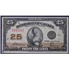Image 1 : 1923 25c 'shinplaster' note from the Dominion of Canada