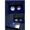 Image 1 : 1986 USA Liberty half dollar & $1 commemorative proof coin set in all original packaging.