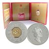 Image 1 : 2000 $15 Year of the Dragon Sterling Silver Coin and Stamp Set issued by Canada Post/Mint