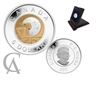 Image 1 : 2011 Canada $5 Silver and Niobium Full Hunters Moon (2nd in Series)- coin comes with all original pa