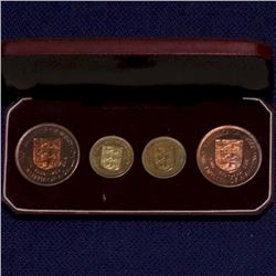 1960 Bailiwick of Jersey 4-coin proof set in original box