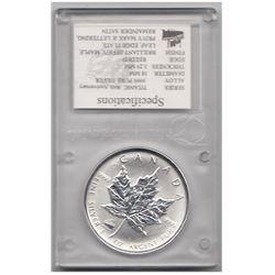 1998 Canada Titanic $5 Privy Silver Maple Leaf. Comes in a plastic holder with COA. (TAX Exempt)