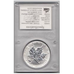 1998 Canada Titanic $5 Privy Silver Maple Leaf. Comes in a plastic holder with COA. (TAX Exempt)