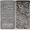 Image 1 : Johnson Matthey 10 ounce .999 Fine Silver Bar  (TAX Exempt)- Barcode # 541781