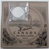 Image 1 : 2015 $50 Beaver ($50 for $50 Series) Silver Coin #3 in series issued by the RCM No TAX