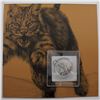 Image 1 : 2014 $20 Fine Silver Coin (20 for 20 Series #12) - Bobcat No TAX