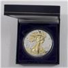 Image 1 : 2007 USA $1 Gilded 1oz .999 American Eagle in Blue Display Box. (No Tax)