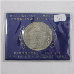 1966 Jamaica 8th British Empire & Commonwealth Games 5 Shillings.