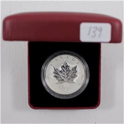 2005 VE Day $5 Privy $5 Silver Maple Leaf.