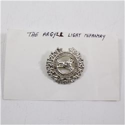 The Argyll Light Infantry Canadian Badge.