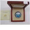 Image 1 : 2003 $20 Canadian Rockies $20 silver Coloured Coin issued by the RCM (no tax)