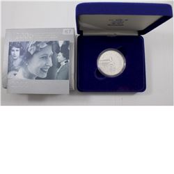 2006 UK Queen Elizabeth II 80th Birthday Silver Proof Crown.