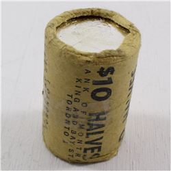 1965 Canada silver 50-cent Roll of 20pcs.