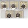 Image 1 : Group Lot of 5x Canada $2 ICCS Certified MS-64. Years Included: 1996, 2003, 2004, 2014 and 2015.