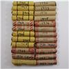 Image 1 : Estate Lot of 24x Canada Unsearched 1-cent Rolls From the Years 1960 to 1983.