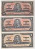 Image 1 : Group lot of 3 x 1937 $2 notes