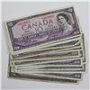 Image 1 : Group lot of 14 x $10.00 notes from 1954 with 14 different prefix's