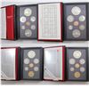 Image 1 : Estate Lot of 4x Canada Proof Double Dollar Sets From the Years 1986 to 1989.