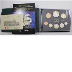 1999 Canada Proof Double Dollar Set Commemorating the 225th Anniversary of the Juan Perez Voyage.