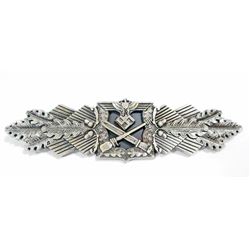 GERMAN NAZI ARMY SILVER CLOSE COMBAT CLASP
