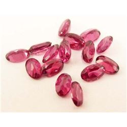 LOT OF 4.39 CTS OF RASPBERRY PINK AFRICAN GARNETS