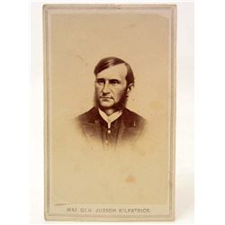 CIVIL WAR CDV PHOTO OF GENERAL JUDSON KILPATRICK