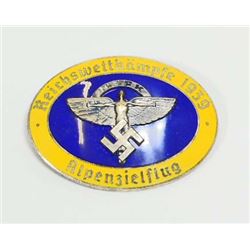 GERMAN NAZI NSFK GLIDER KORPS ALPENZIELFLUG BADGE