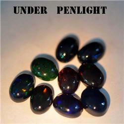 LOT OF SMOKING ETHIOPIAN OPALS - 9 PIECES