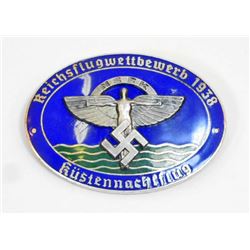 GERMAN NAZI NSFK GLIDER KORPS KUSTENNACHFLUG BADGE