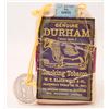 Image 1 : VINTAGE BULL DURHAM SMOKING TOBACCO ADVERTISING POUCH