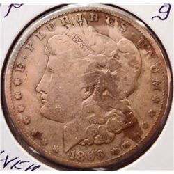 1896-O MORGAN SILVER DOLLAR