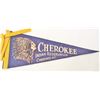 Image 1 : VINTAGE C. 1950-60S CHEROKEE INDIAN RESERVATION PENNANT