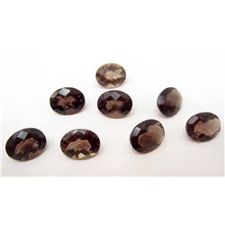 LOT OF 19.06 CTS OF SMOKY AFRICAN QUARTZ GEMSTONES