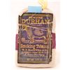 Image 1 : VINTAGE BULL DURHAM SMOKING TOBACCO ADVERTISING POUCH