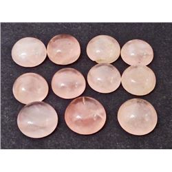 LOT OF 119.2 CTS OF AFRICAN ROSE QUARTZ