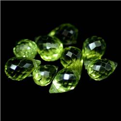 LOT OF 7.99 CTS OF GREEN PAKISTAN PERIDOT - 9 PIECES