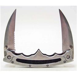 MASTER CUTLERY BATTLE HAWK 2-BLADE KNIFE