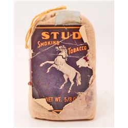 VINTAGE STUD SMOKING TOBACCO ADVERTISING POUCH